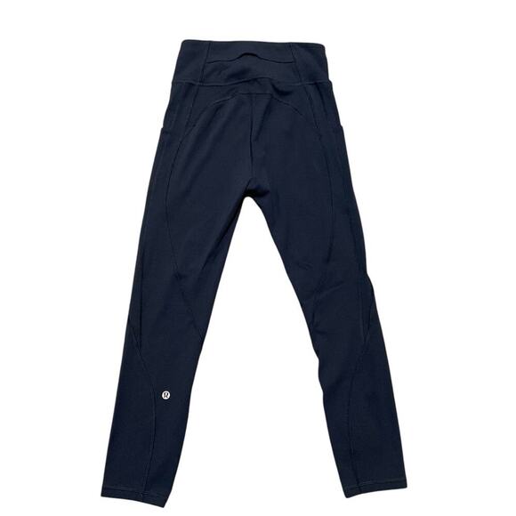 Lululemon Time To Sweat Crop *23” Black Size 4 - Picture 1 of 12